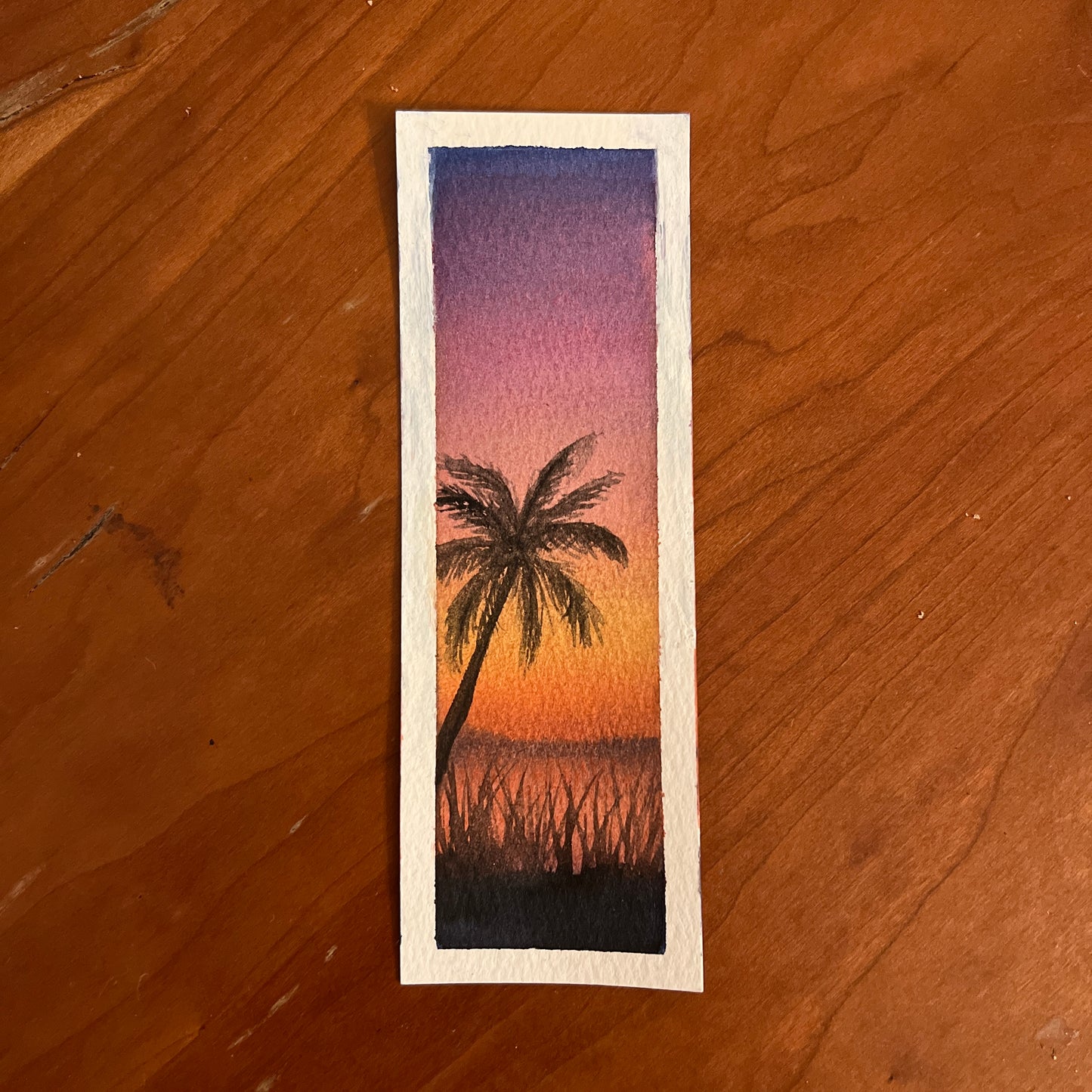 Original Watercolor Bookmark