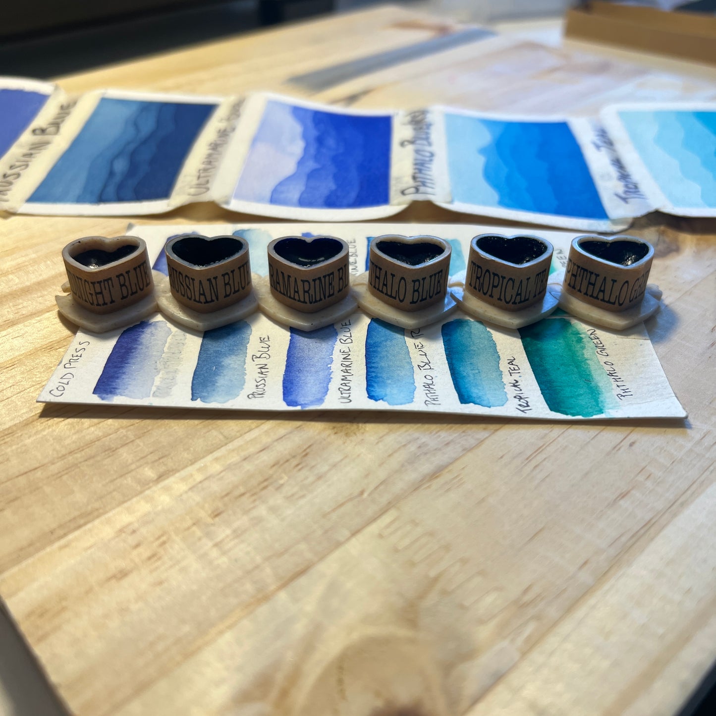 Ocean Blue Watercolor Set