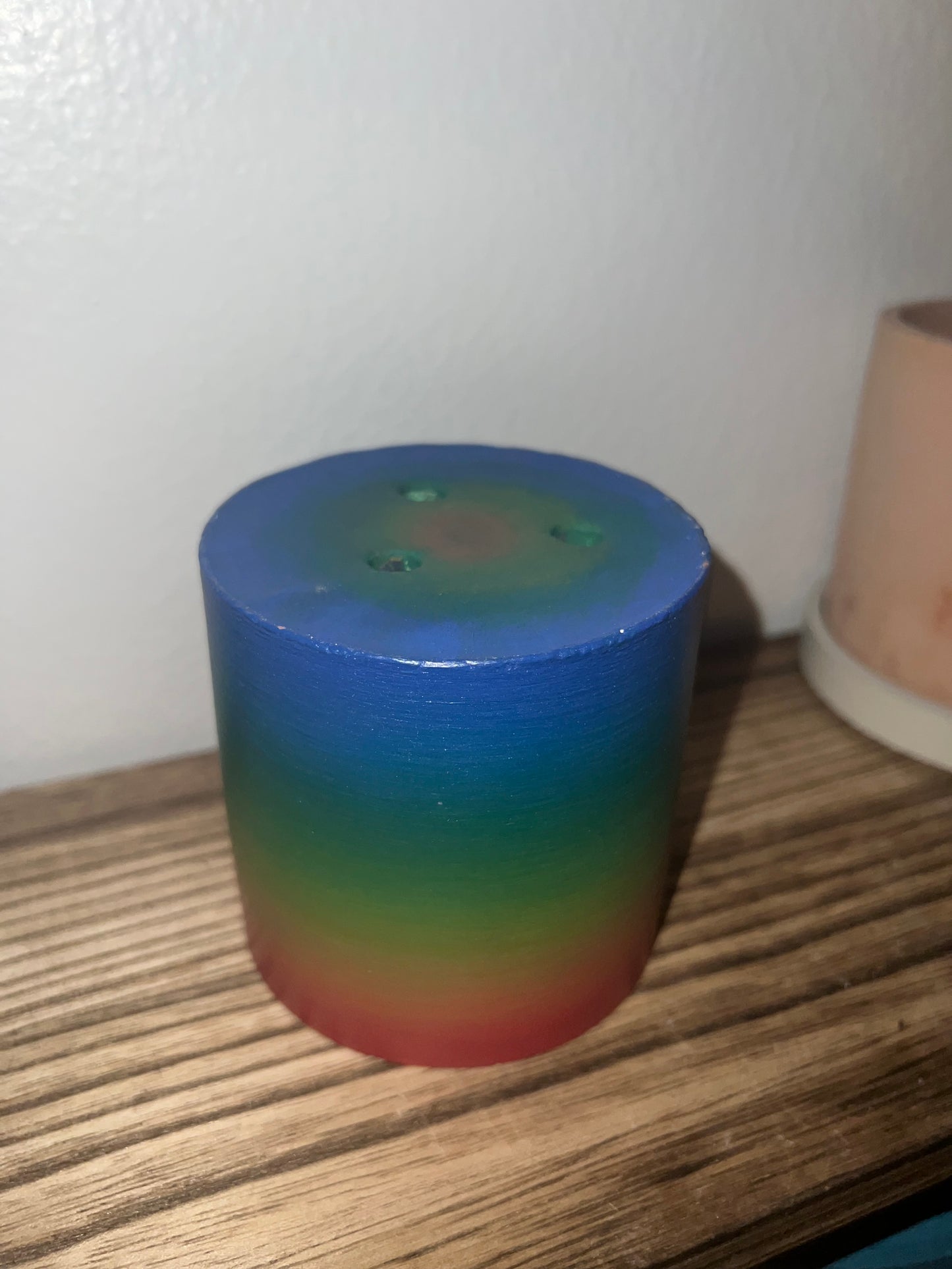 Ombré Hand-Painted 3inch Cylinder Plant Pot
