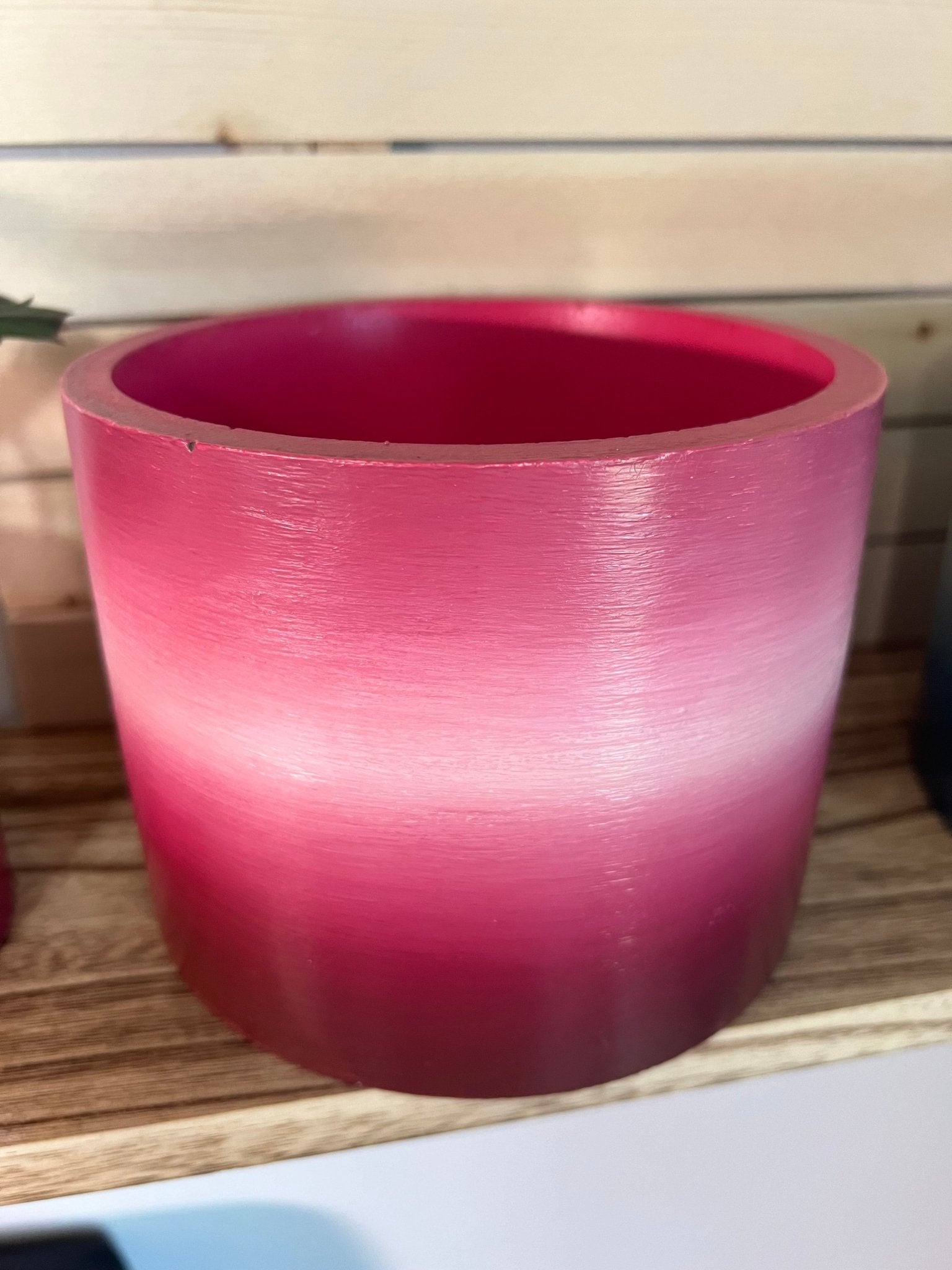 Ombré 5.5 inch Cylinder PlanterPlant PotsLeaves Laughs LoveLeaves Laughs LoveCherry Blossom5 inch