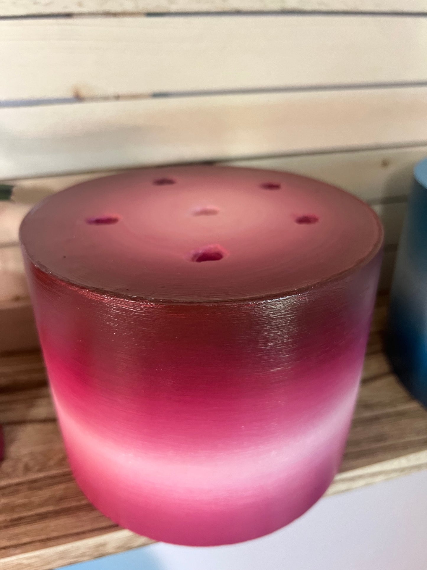 Ombré Hand-Painted 5.5 inch Cylinder Plant Pot