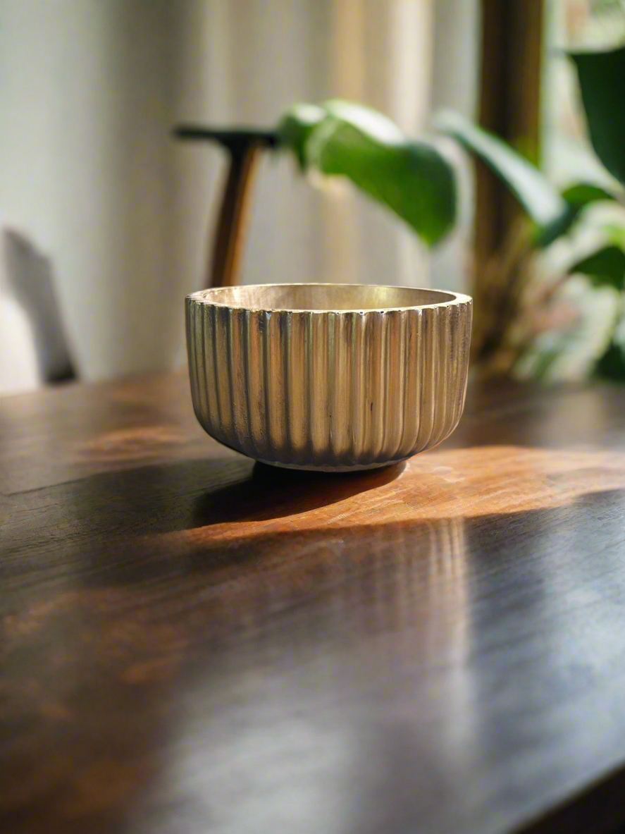 Ridged Bowl Succulent Planter