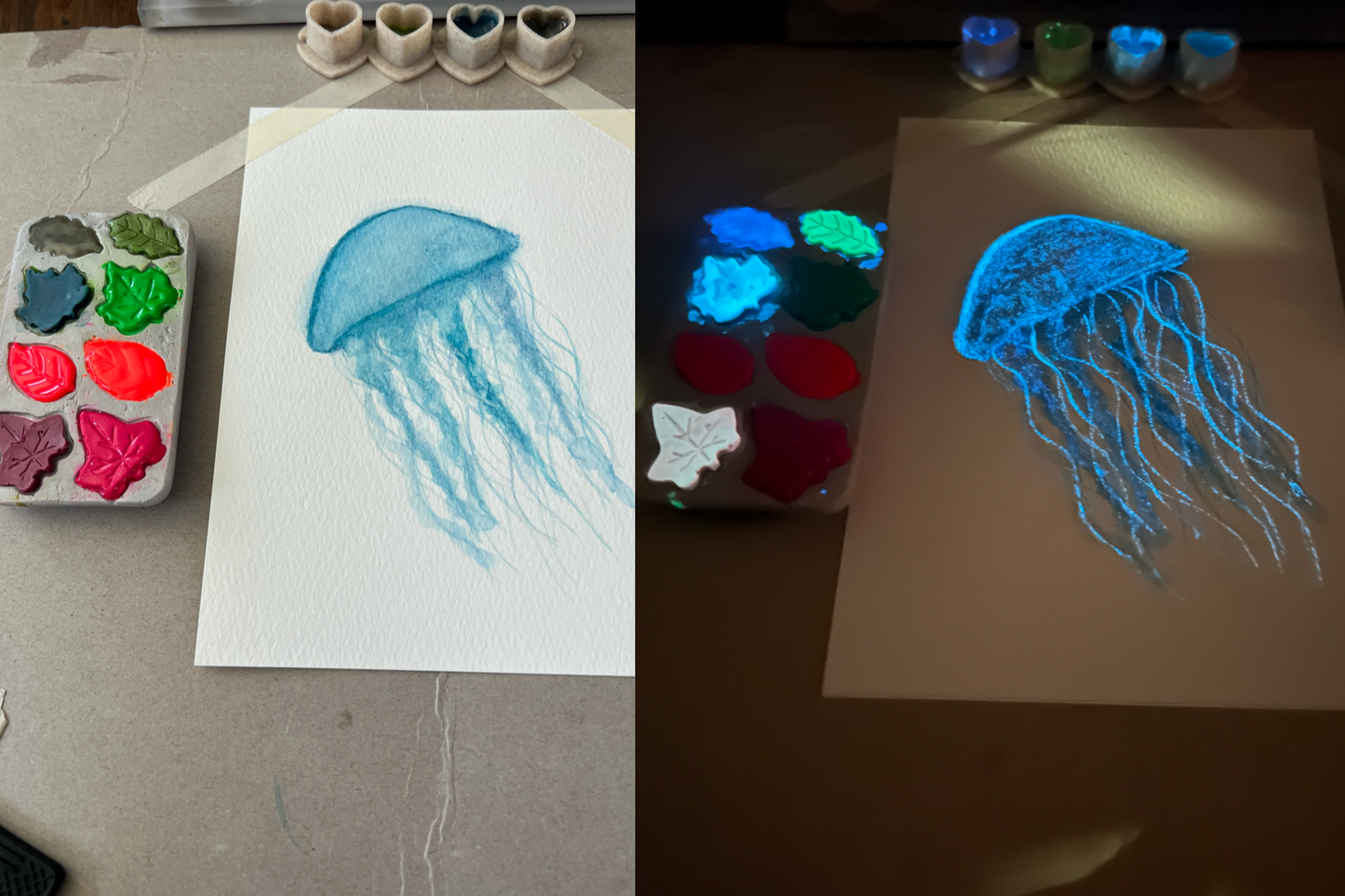 Day & Night Glowing Jelly Fish Original