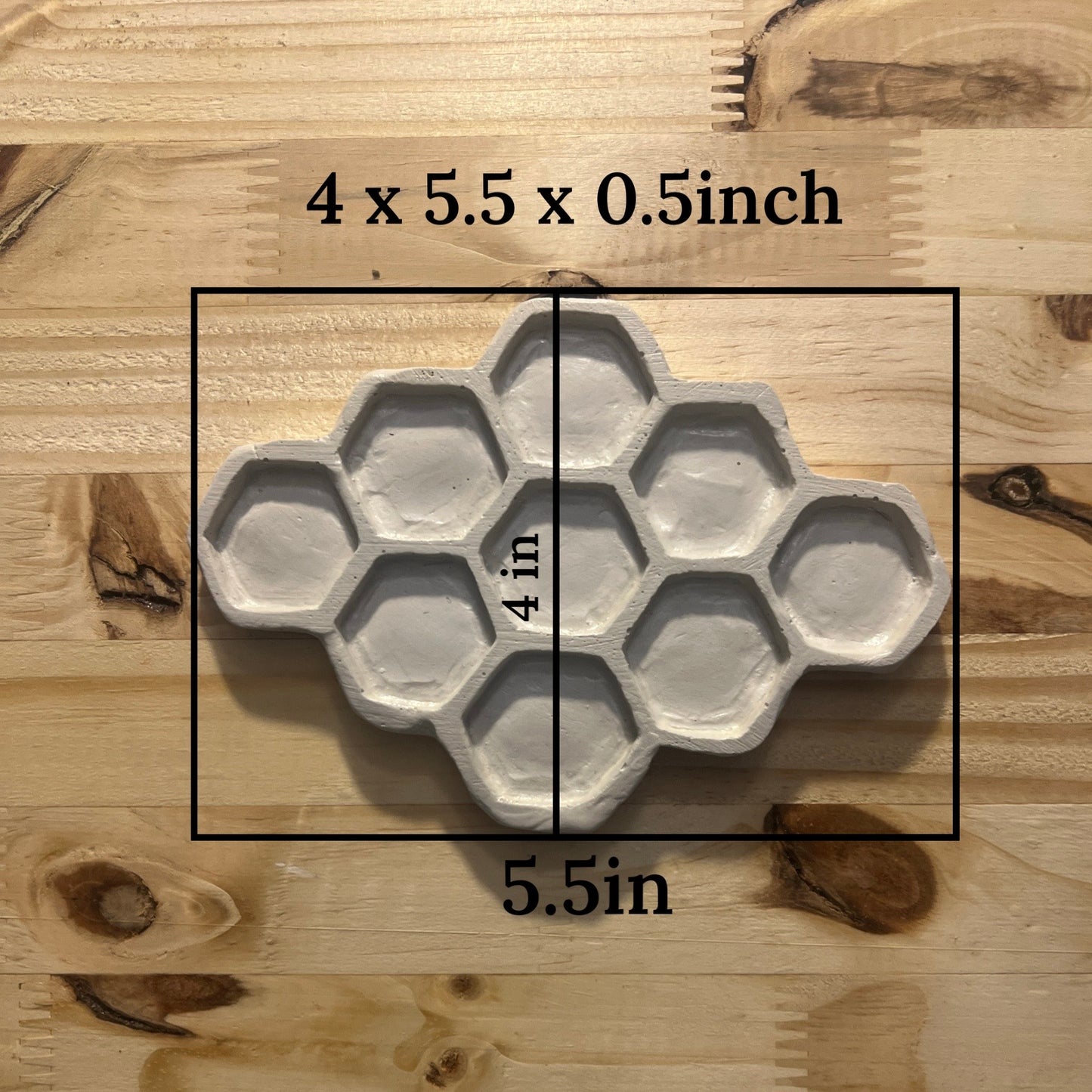 9-Well Honeycomb Hex Mixing Palette