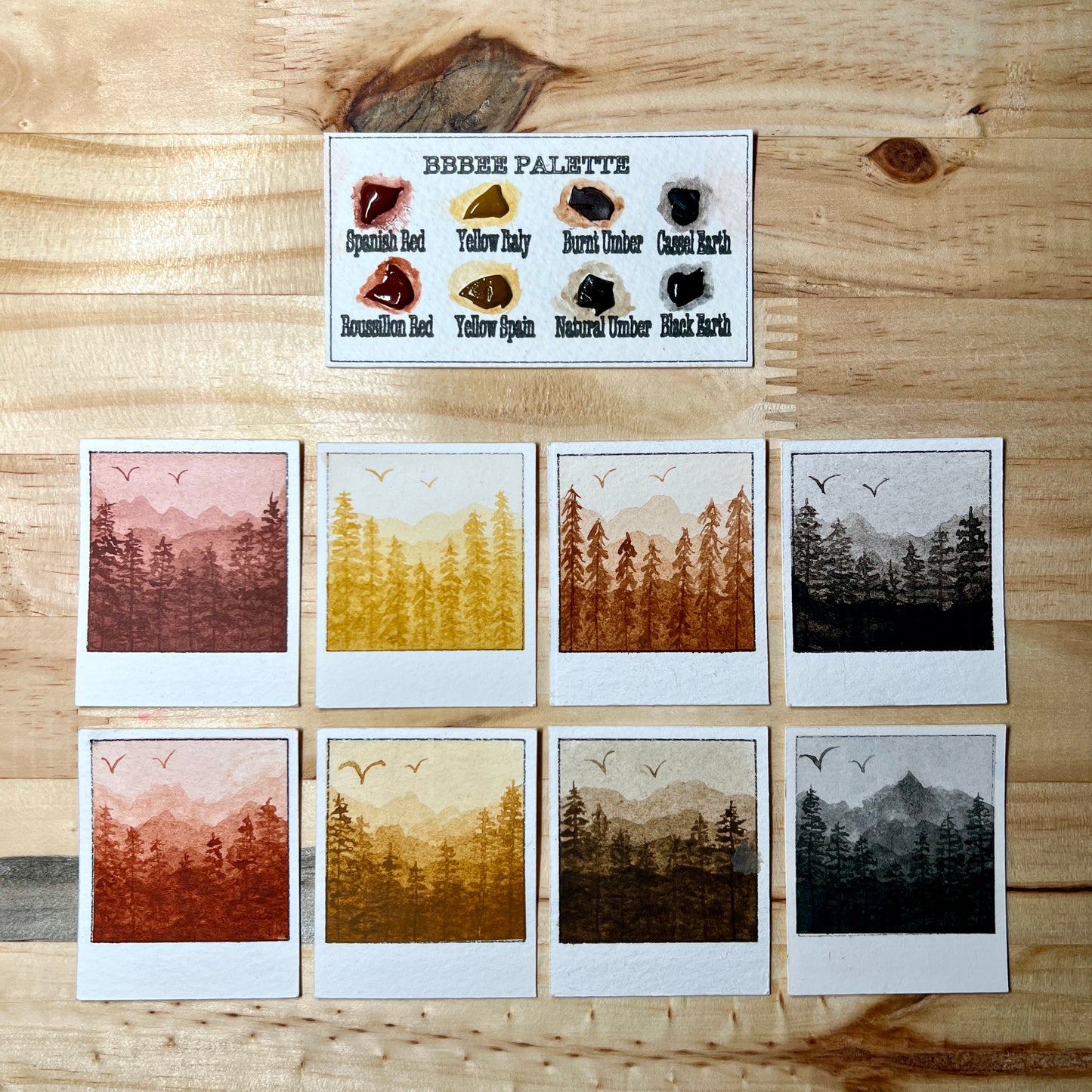 Travel Watercolor Kit – BBBee Palette