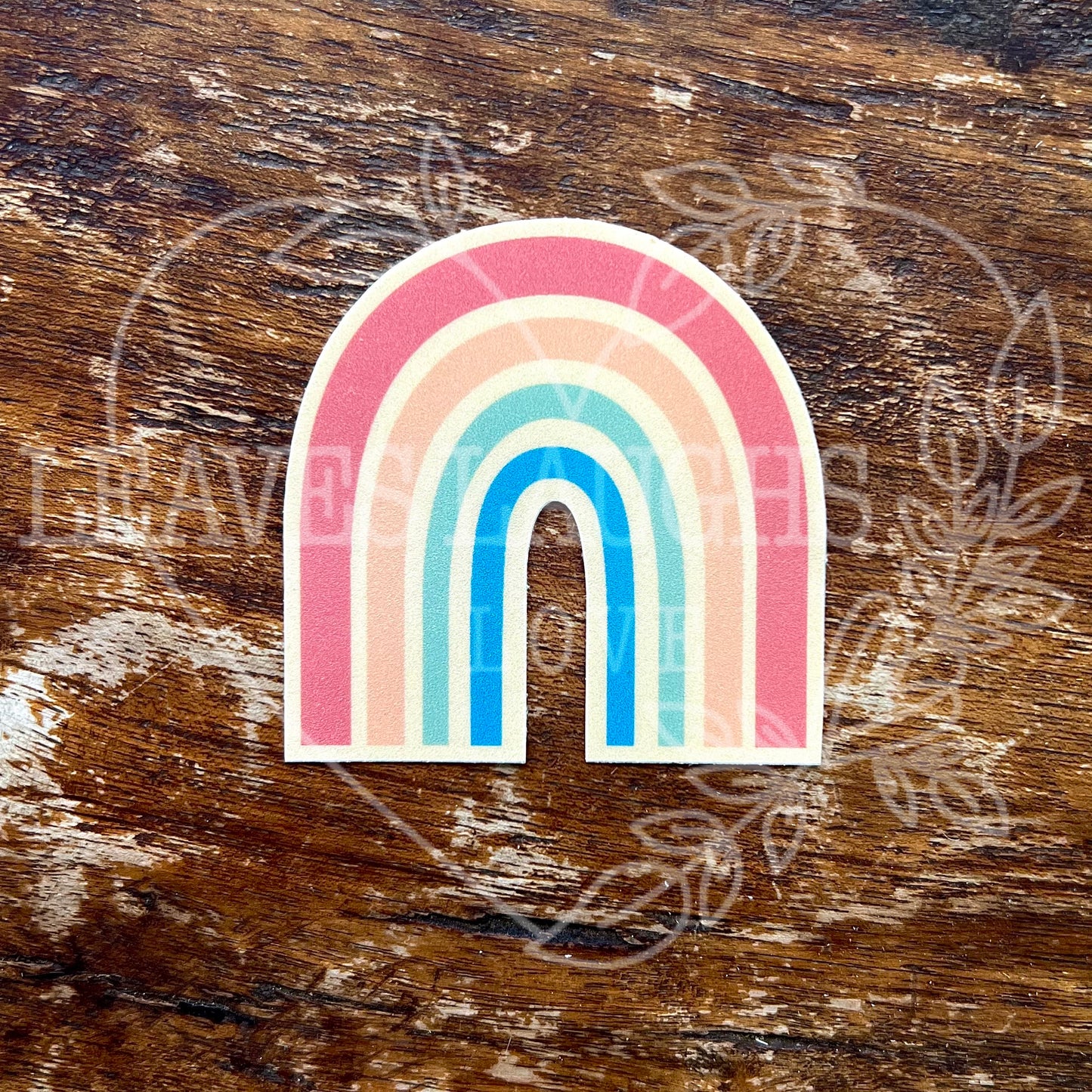 Retro Rainbow Sticker