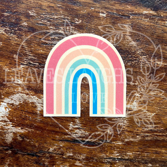 Retro Rainbow Sticker