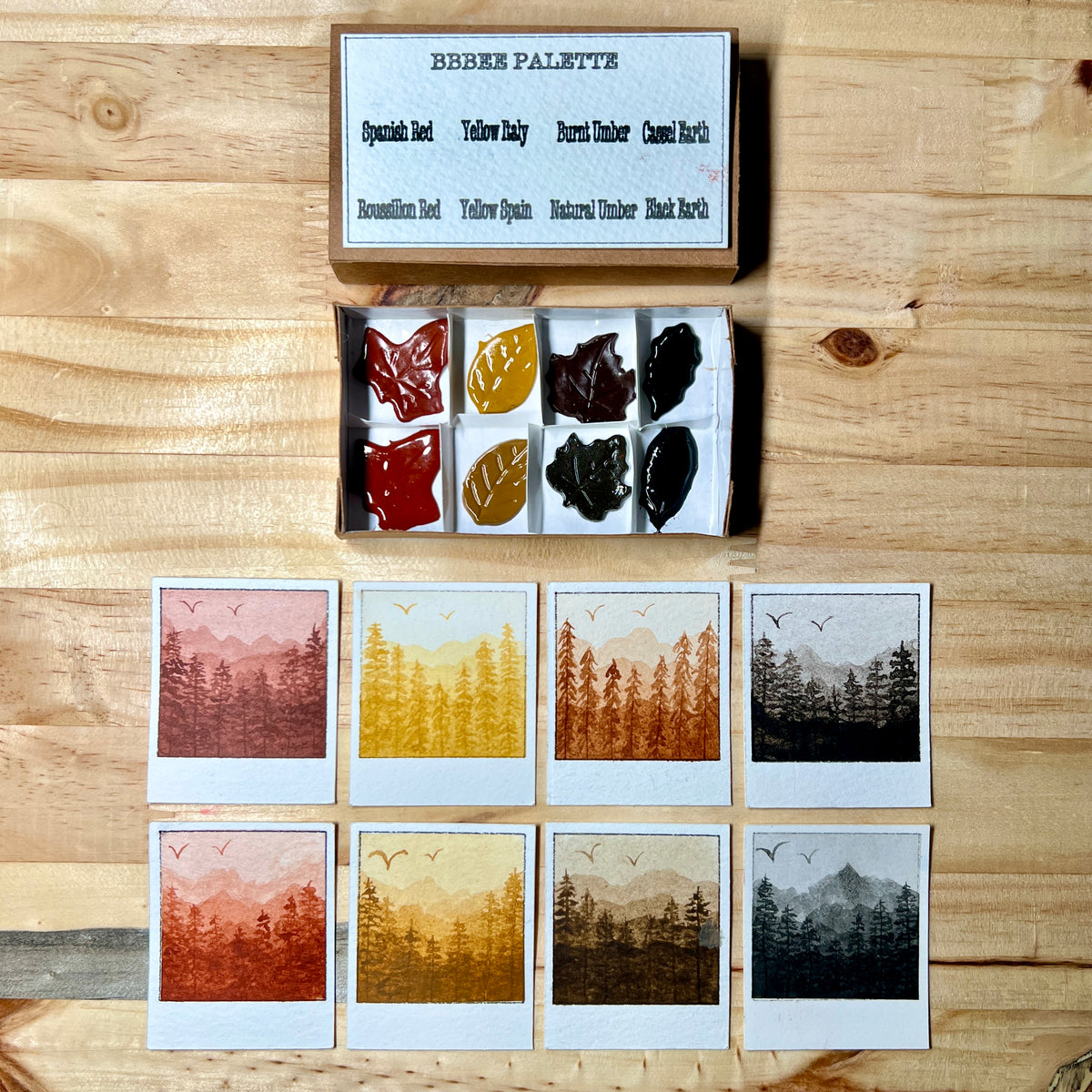 Travel Watercolor Kit – BBBee Palette