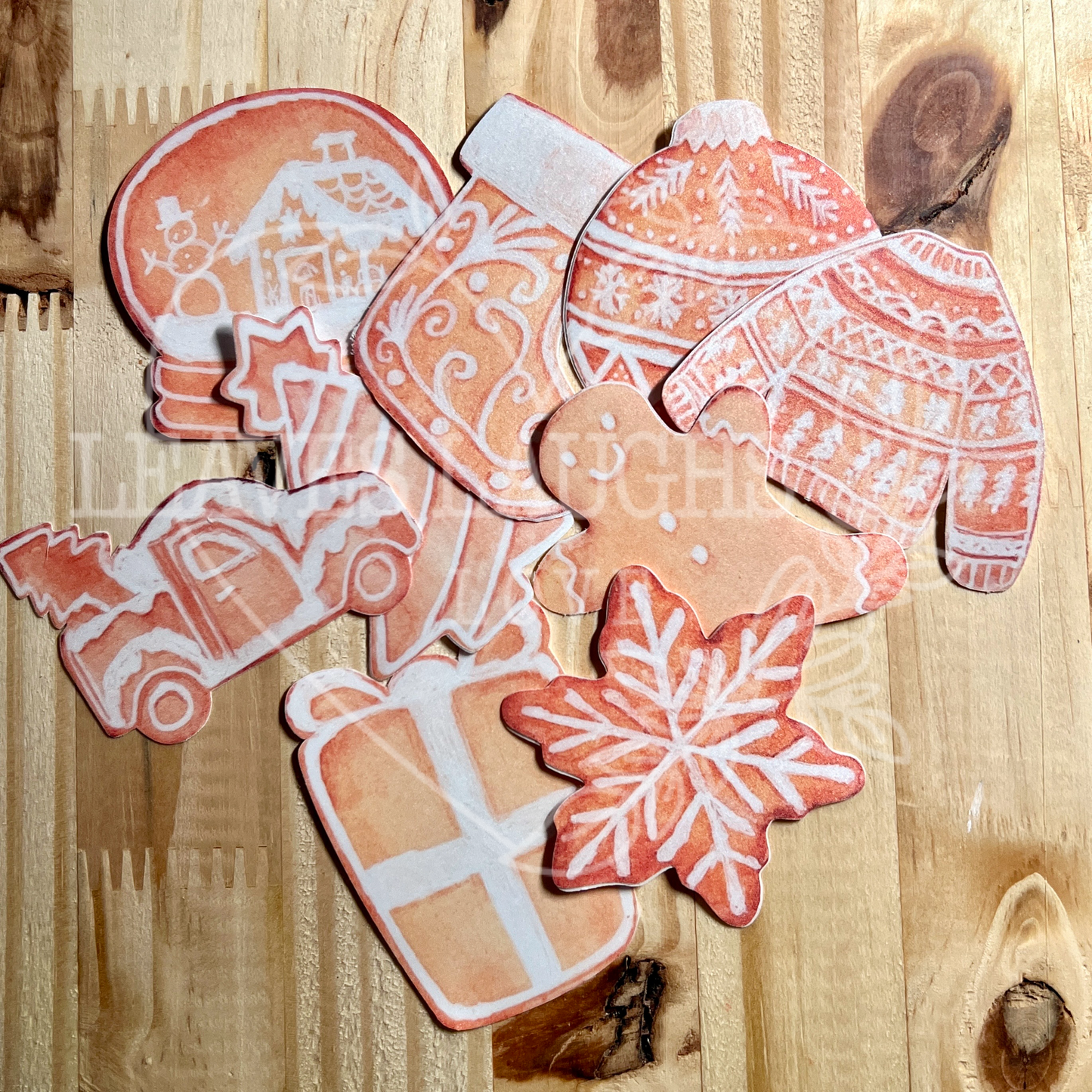 Gingerbread Cookie Stickers
