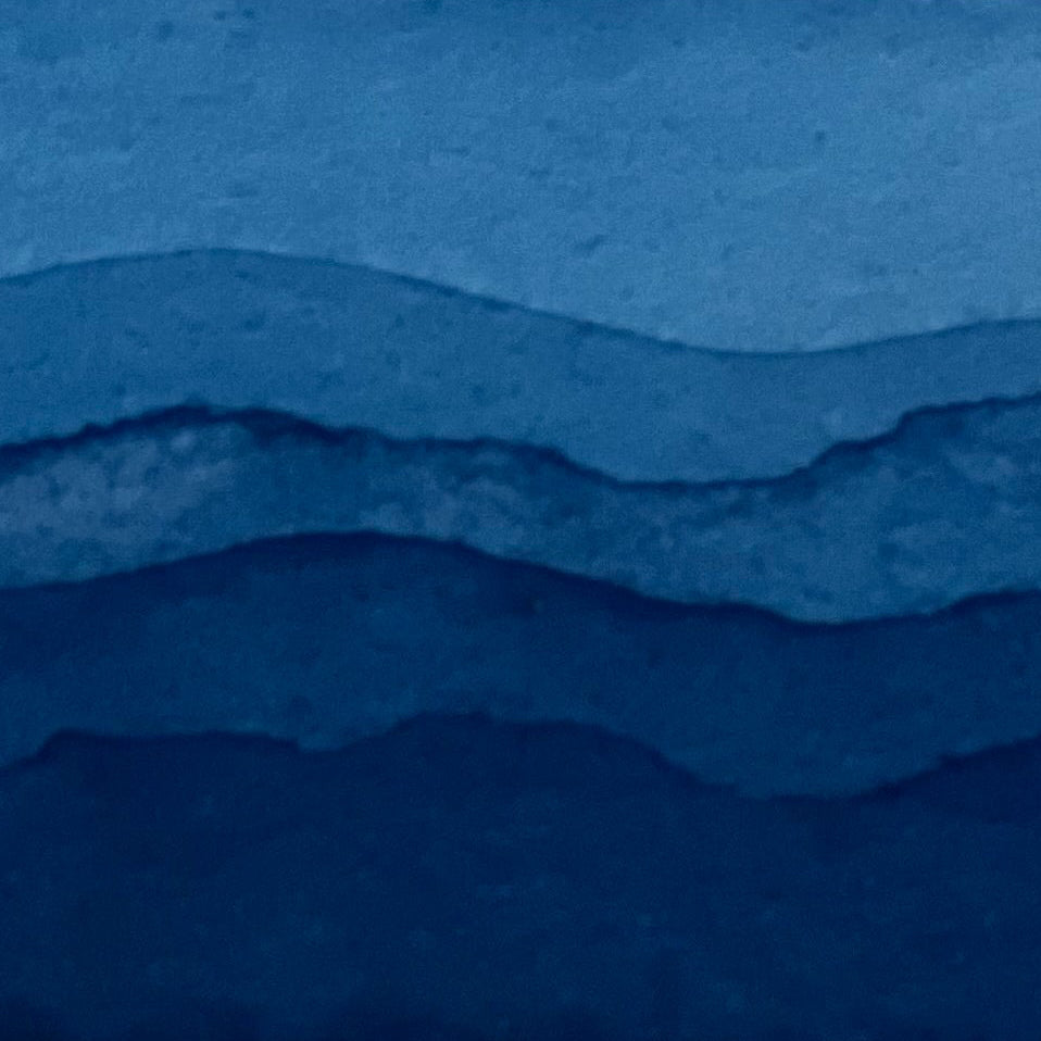 Color swatch for Prussian blue watercolor paint