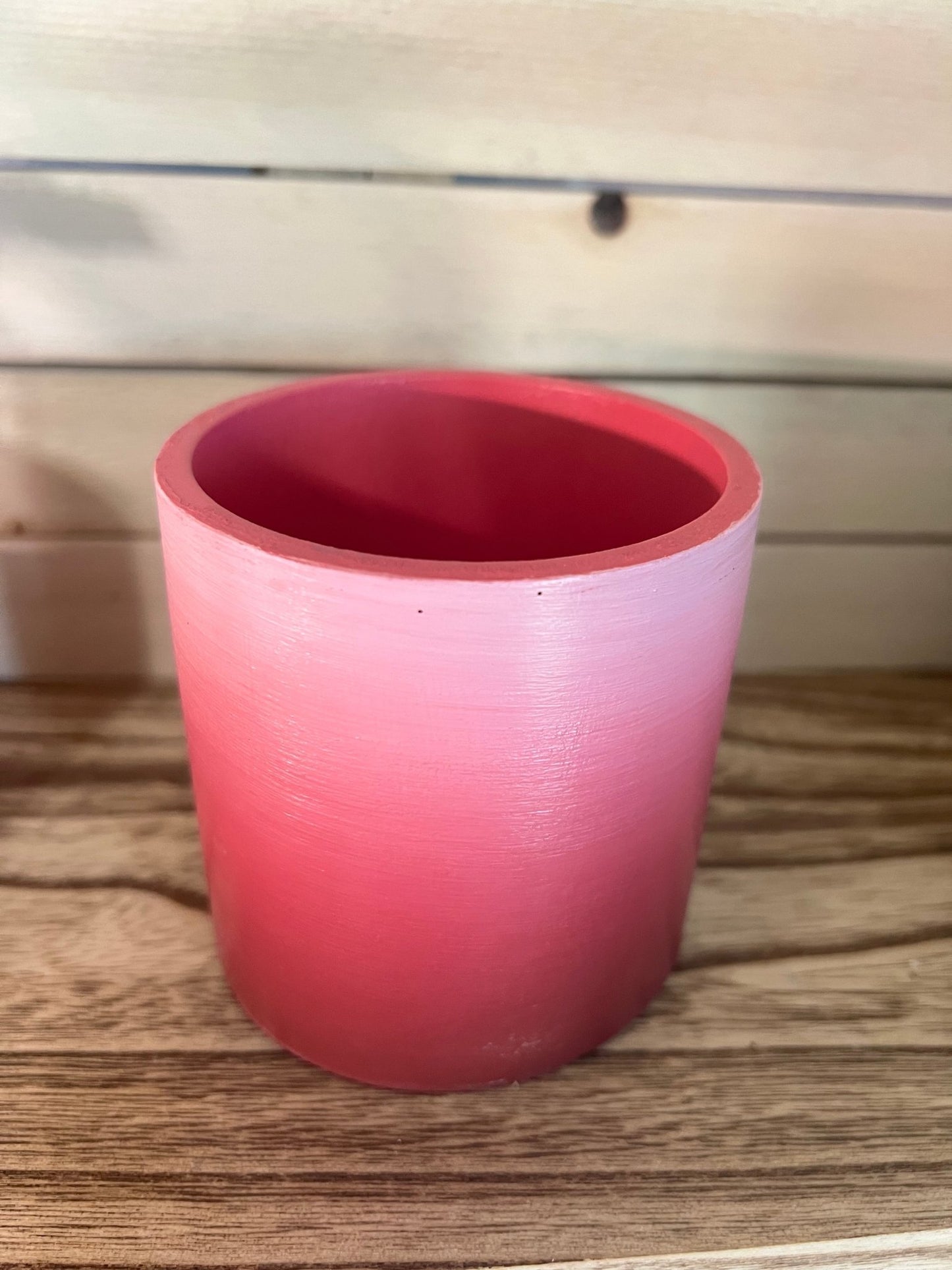 Ombré 3 inch Cylinder PlanterPlant PotsLeaves Laughs LoveLeaves Laughs LoveCherry Blossom3 inch